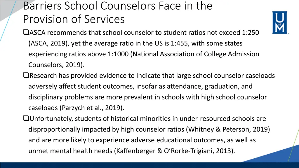 barriers school counselors face in the provision