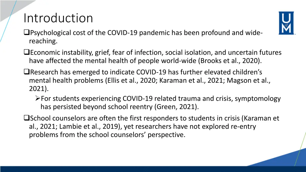 introduction psychological cost of the covid