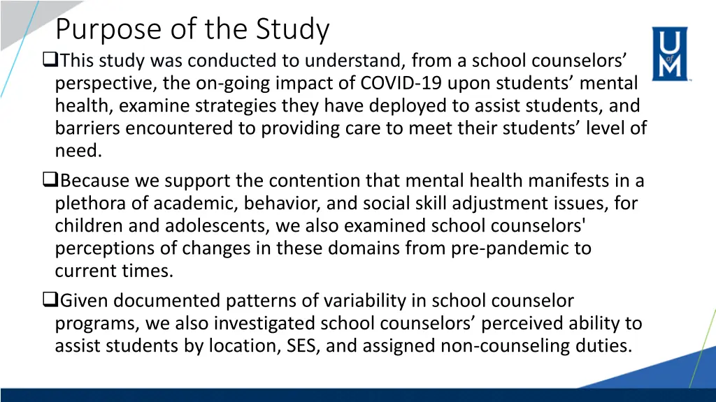 purpose of the study this study was conducted