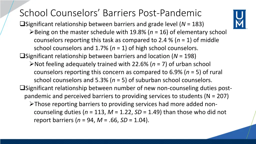 school counselors barriers post pandemic 1