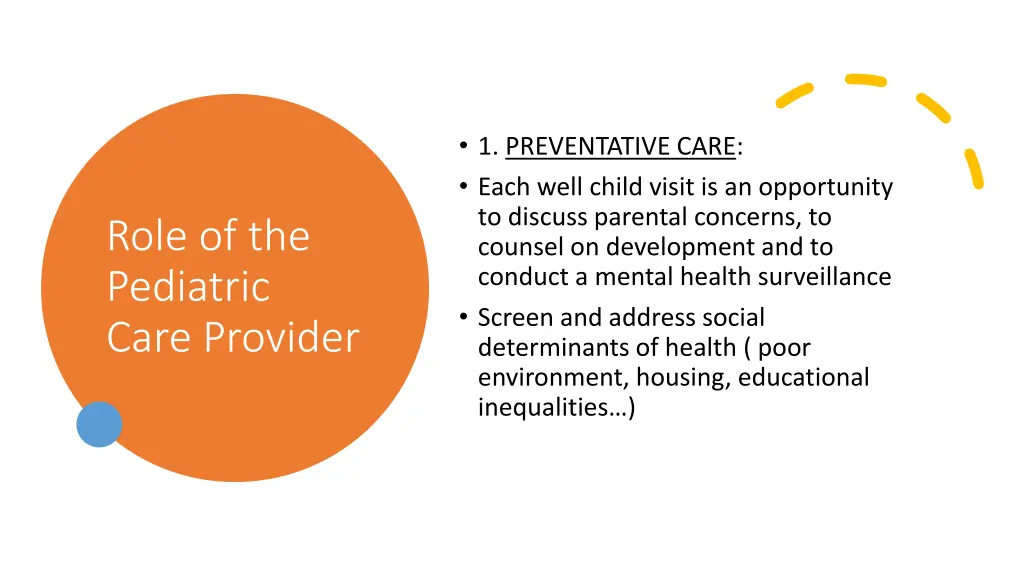 1 preventative care each well child visit