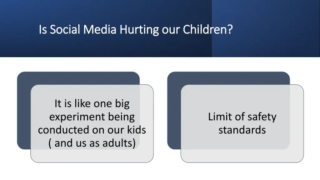 is social media hurting our children is social