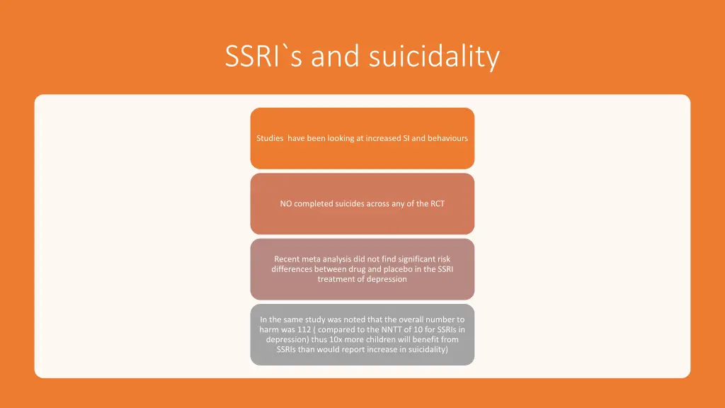 ssri s and suicidality
