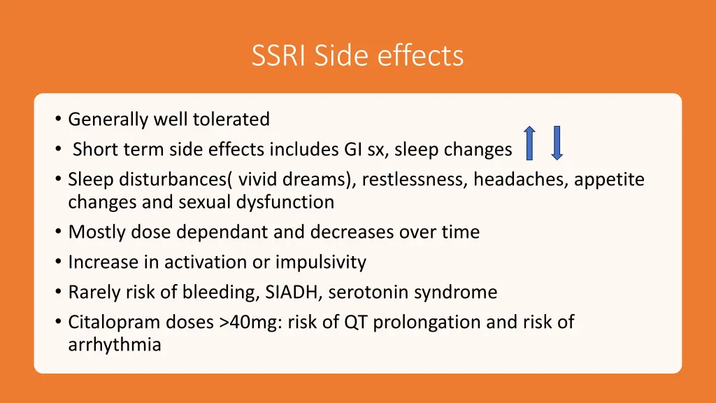 ssri side effects