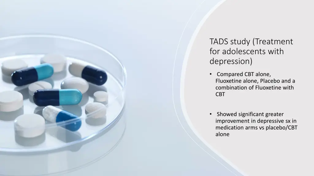tads study treatment for adolescents with
