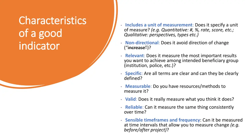 characteristics characteristics of a good
