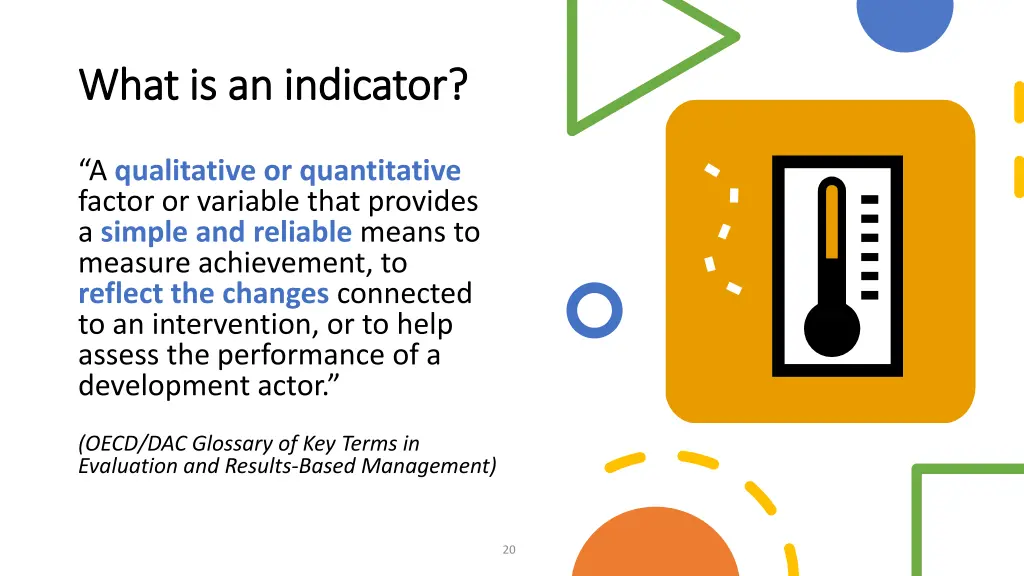 what is an indicator what is an indicator