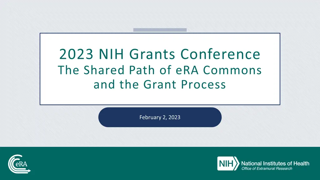 2023 nih grants conference the shared path