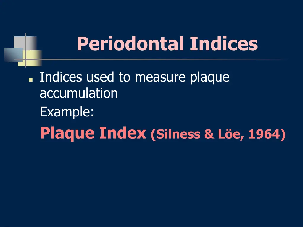 periodontal indices 3