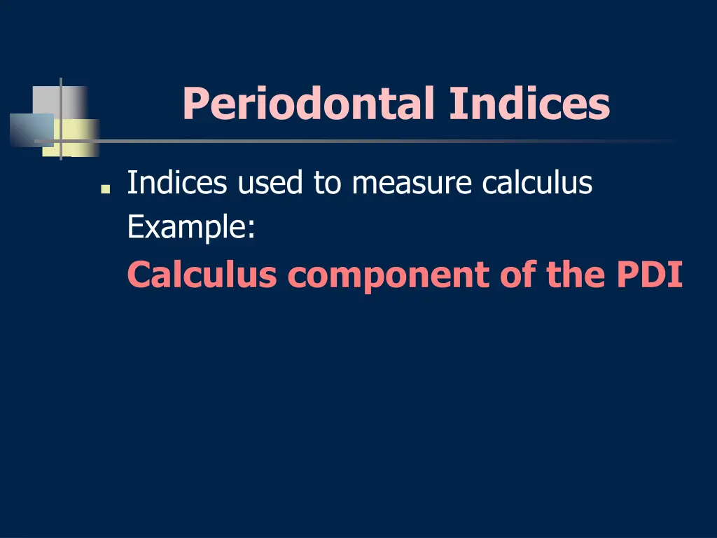 periodontal indices 4