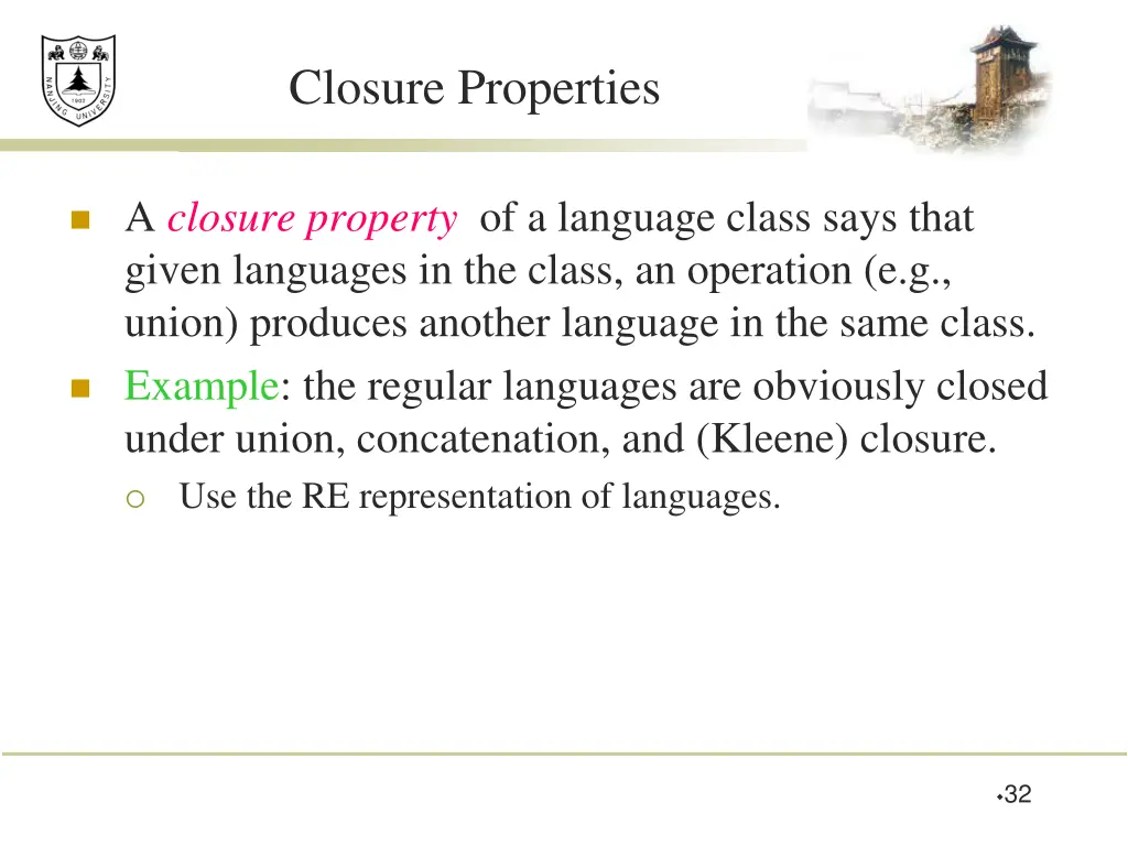 closure properties