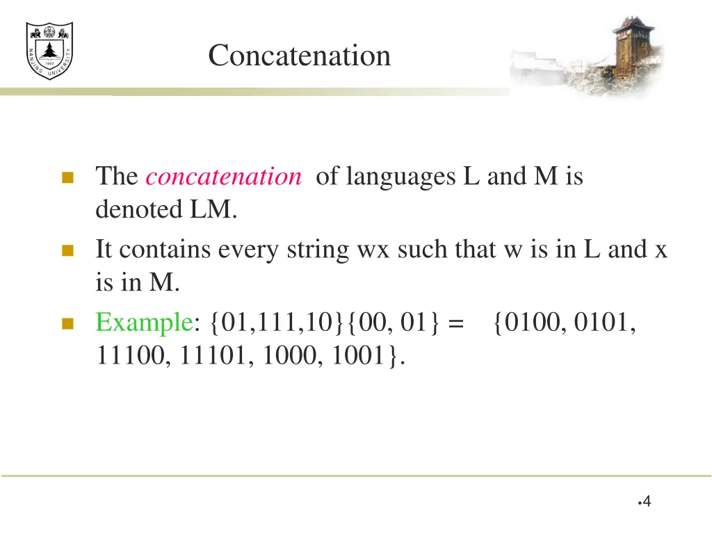 concatenation