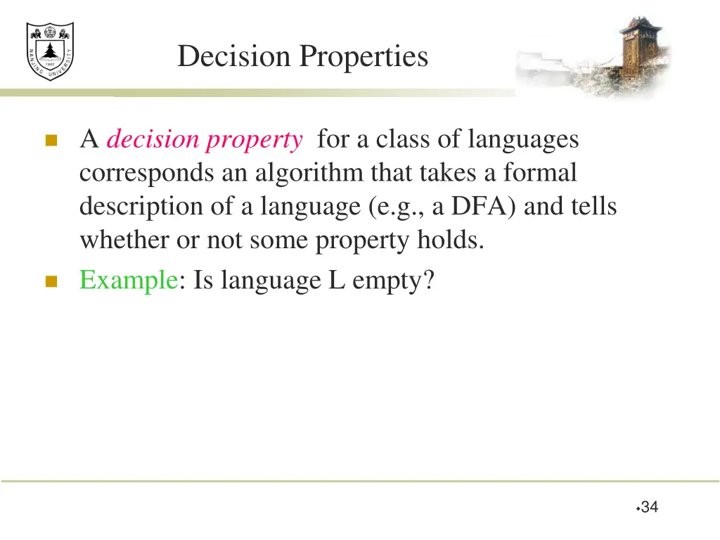 decision properties