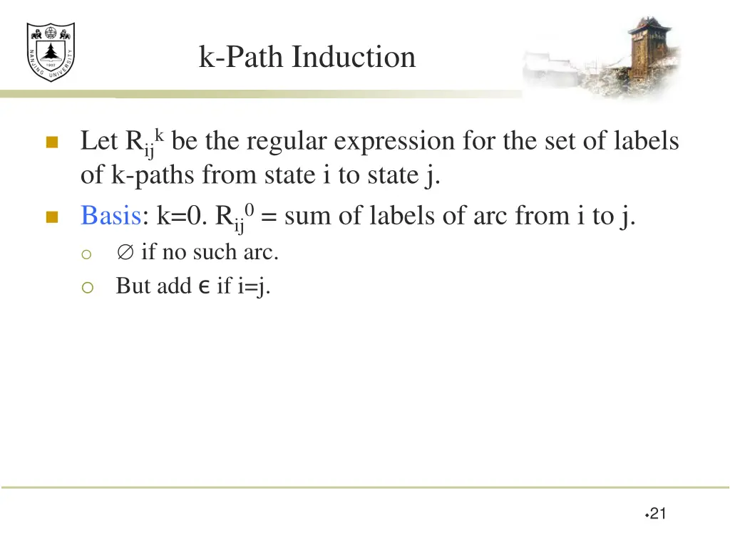 k path induction