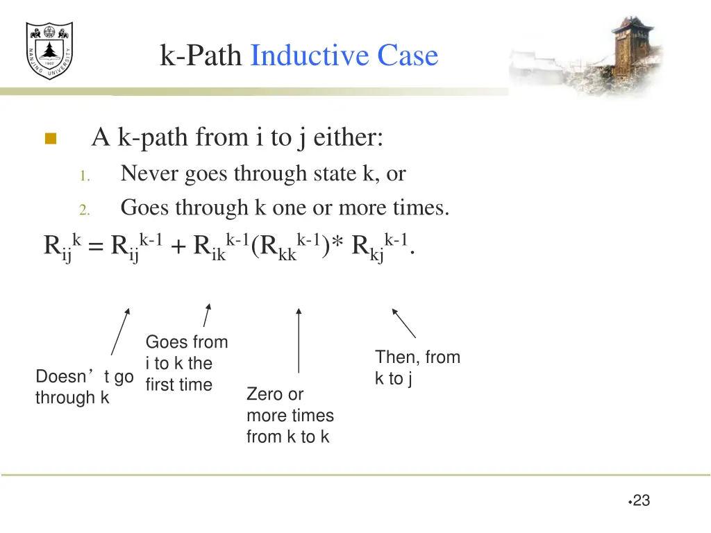 k path inductive case