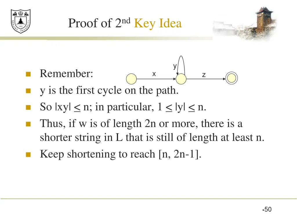 proof of 2 nd key idea