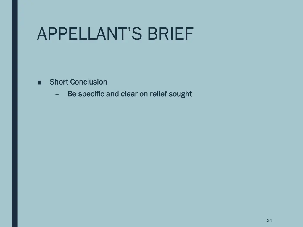 appellant s brief