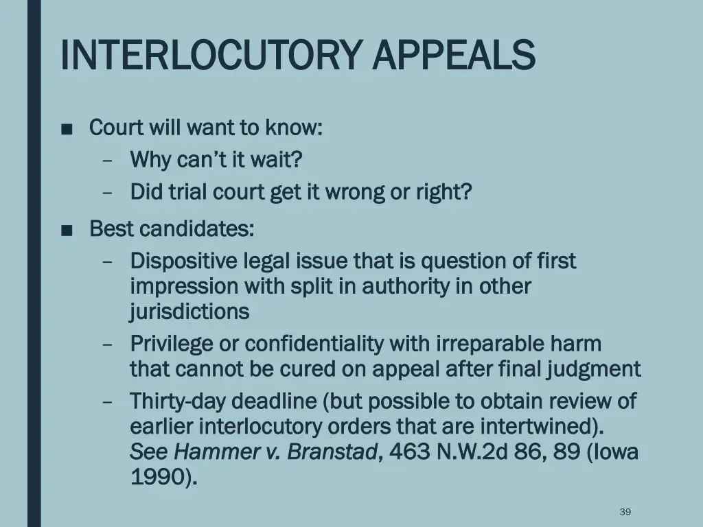 interlocutory appeals interlocutory appeals 1