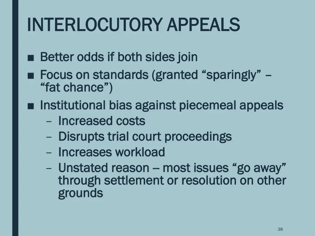 interlocutory appeals interlocutory appeals
