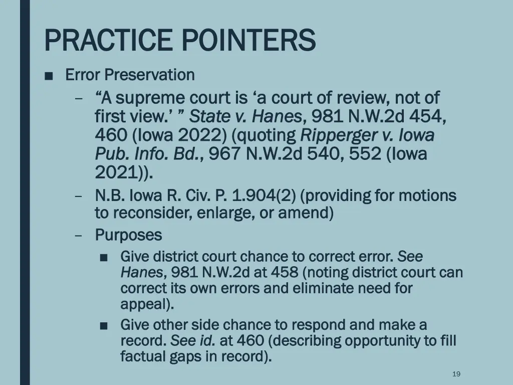 practice pointers practice pointers error