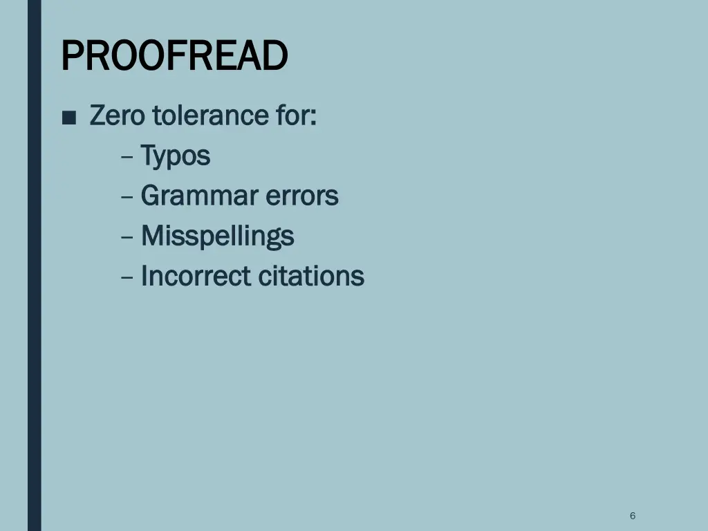 proofread proofread