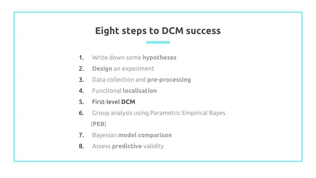 eight steps to dcm success 3