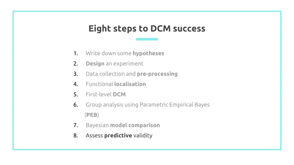 eight steps to dcm success 6