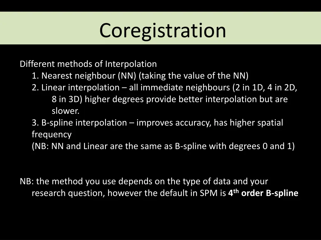 coregistration 2