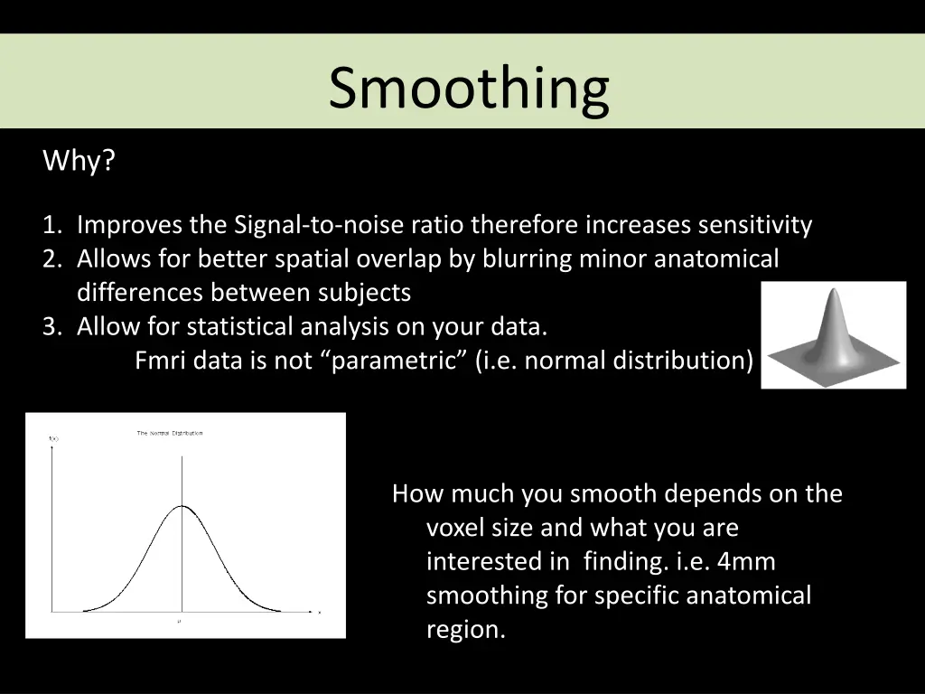 smoothing