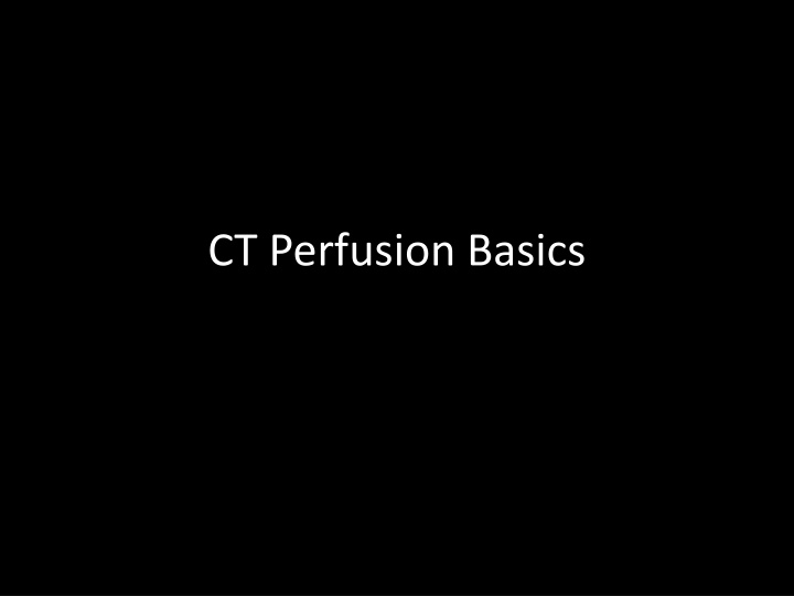 ct perfusion basics