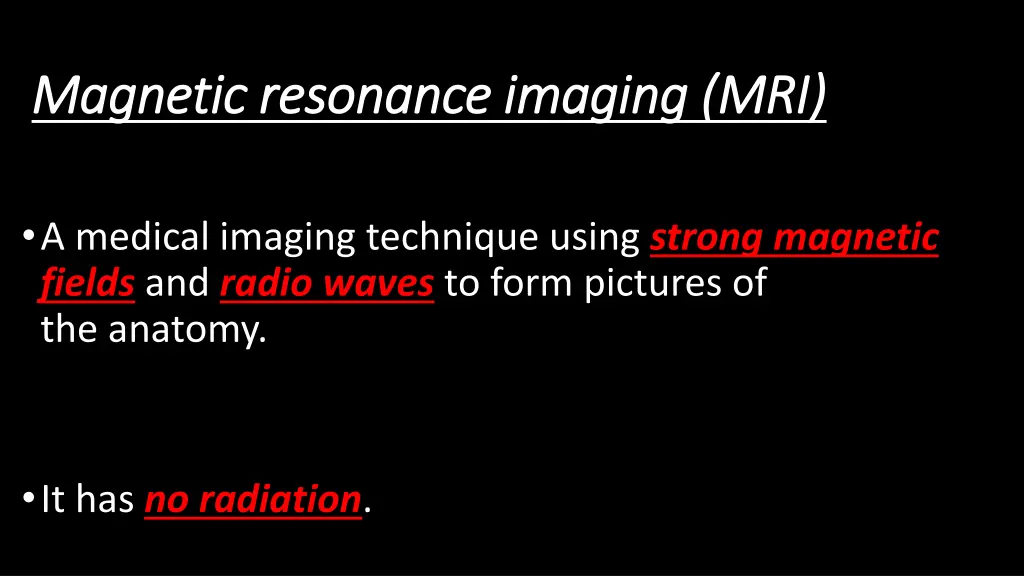 magnetic resonance imaging mri magnetic resonance