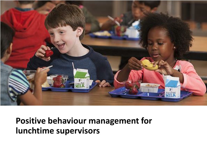 positive behaviour management for lunchtime