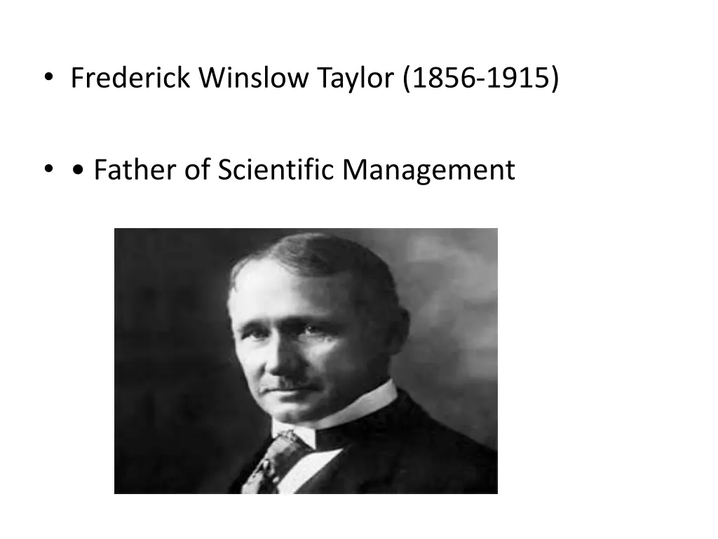 frederick winslow taylor 1856 1915