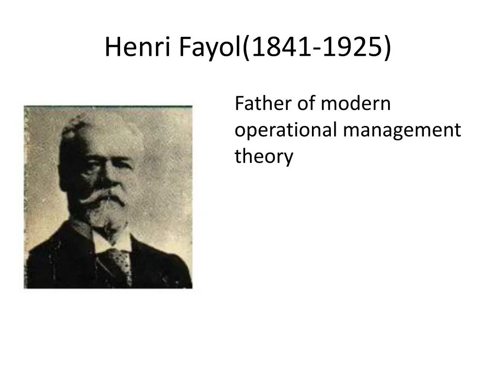 henri fayol 1841 1925