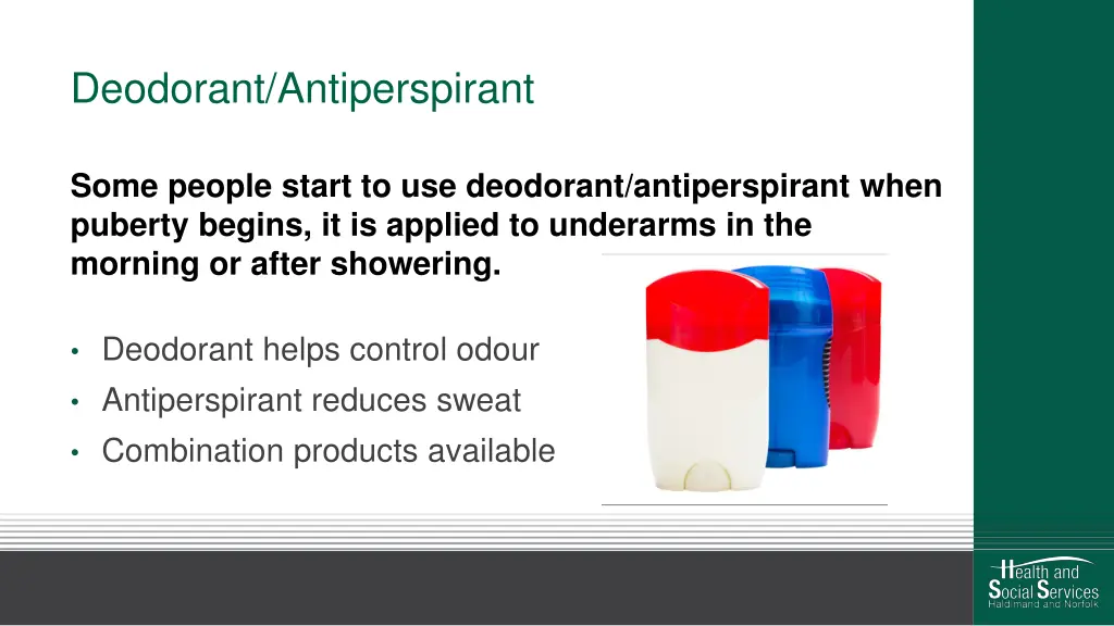 deodorant antiperspirant