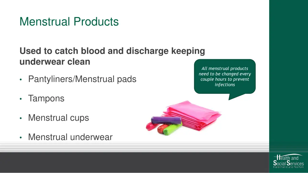 menstrual products 1