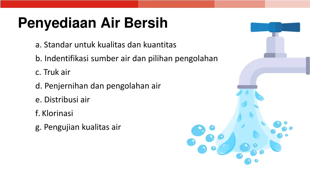 penyediaan air bersih