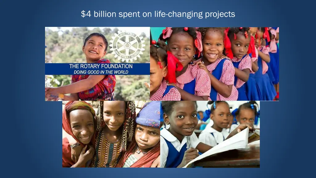 4 billion spent on life changing projects