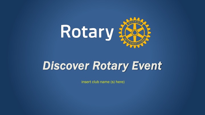 discover rotary event discover rotary event