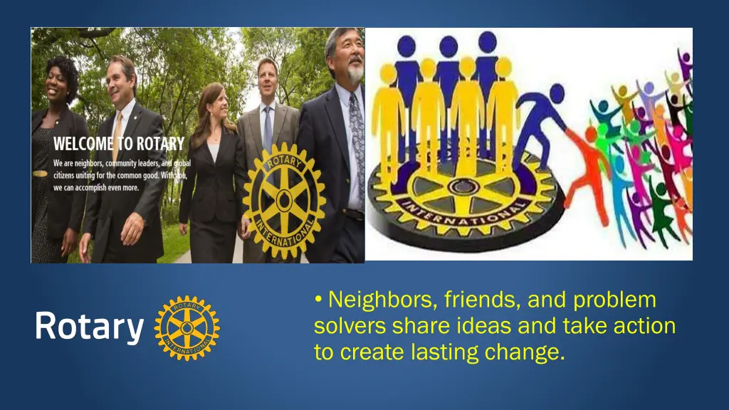 neighbors friends and problem solvers share ideas