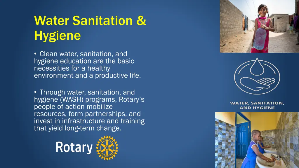 water sanitation hygiene