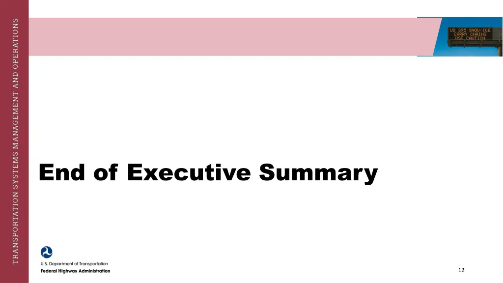 end of executive summary