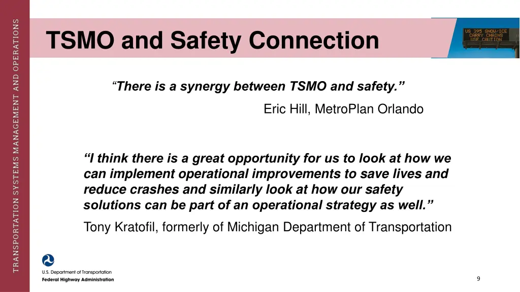 tsmo and safety connection