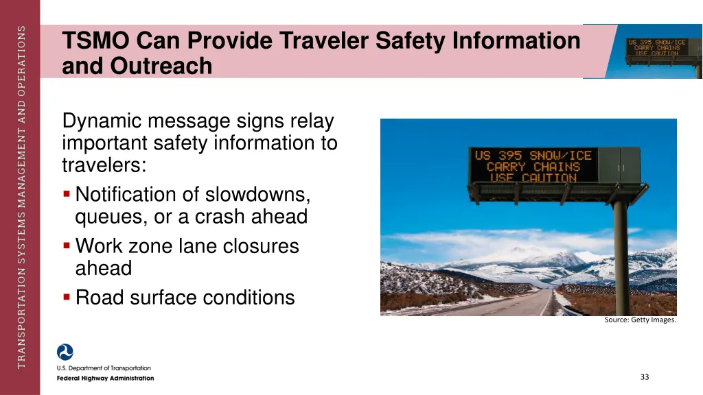 tsmo can provide traveler safety information