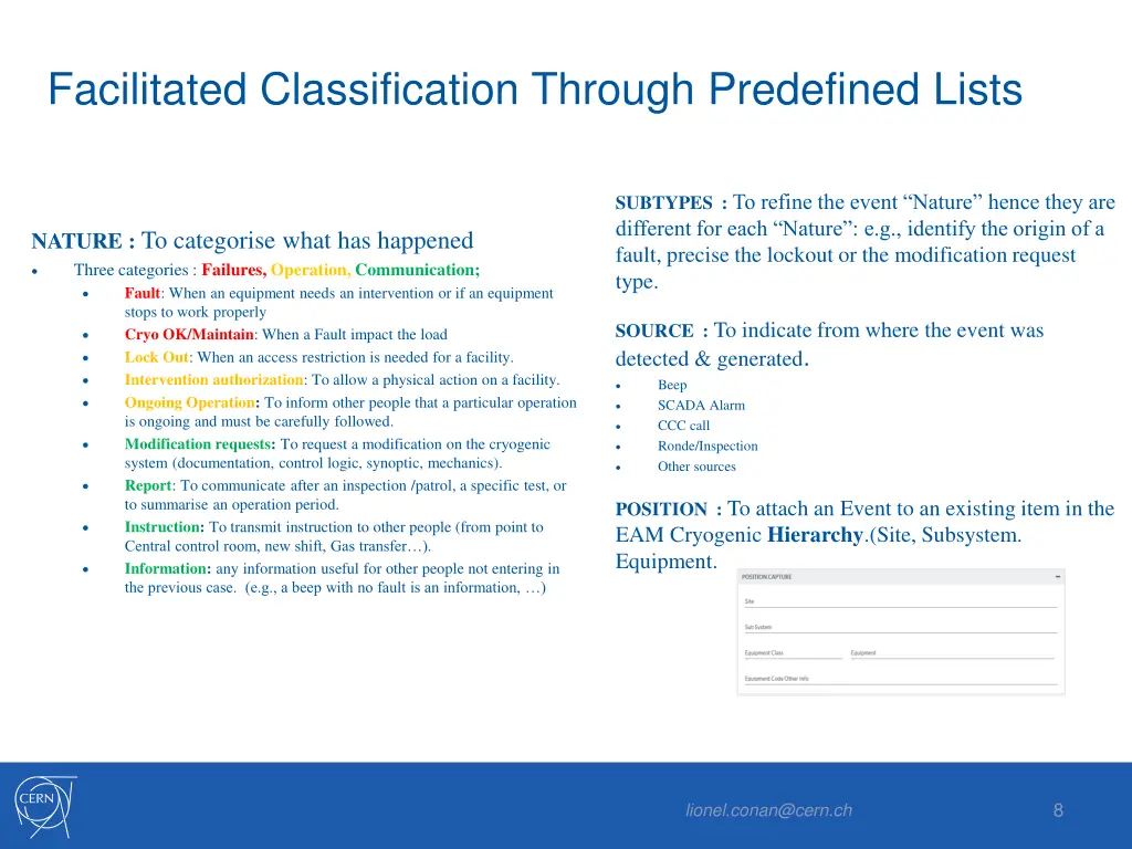 facilitated classification through predefined