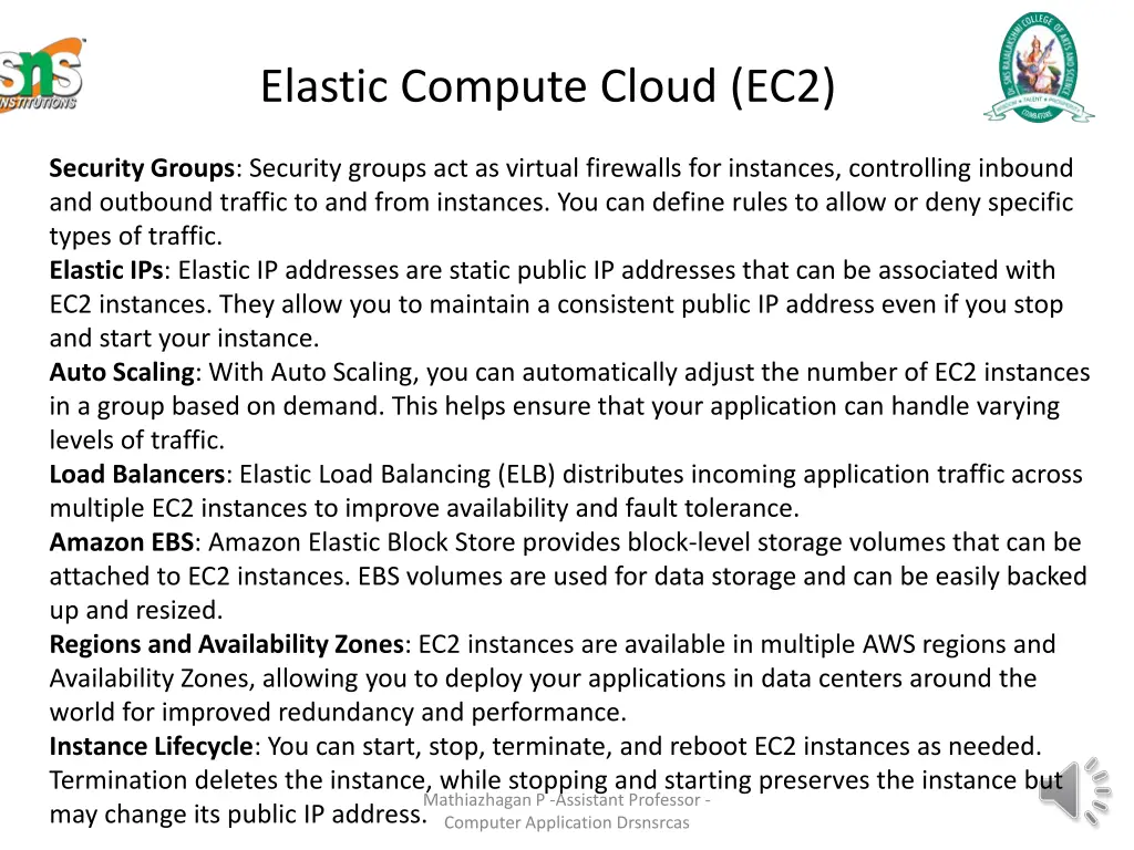 elastic compute cloud ec2 1