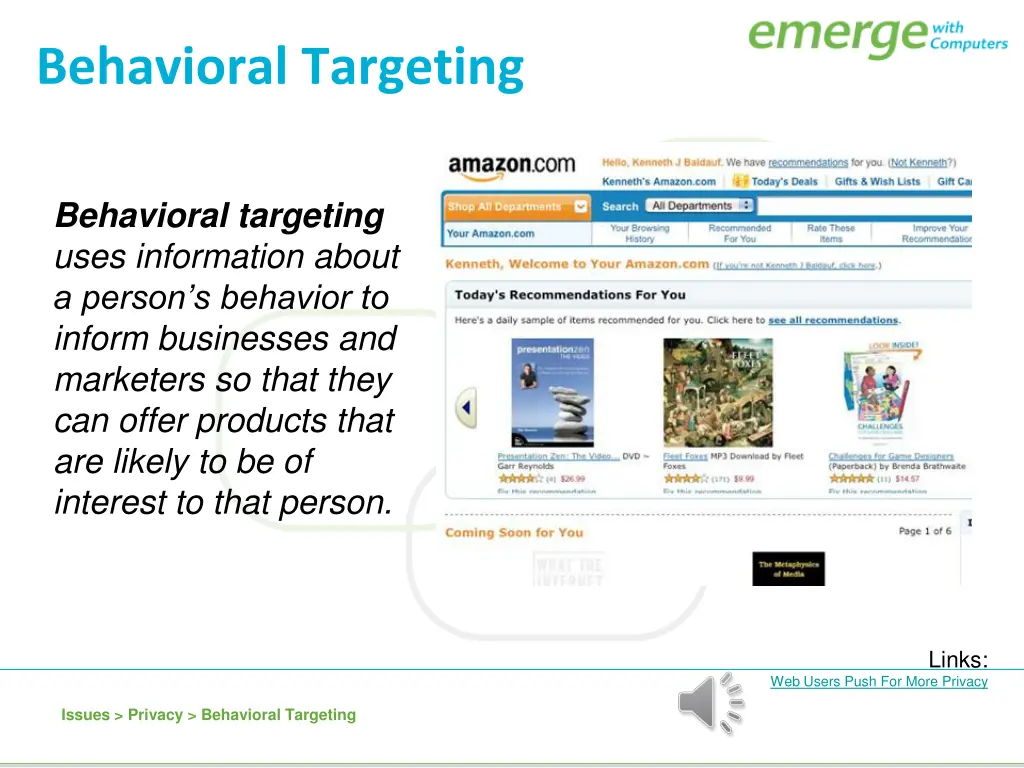 behavioral targeting