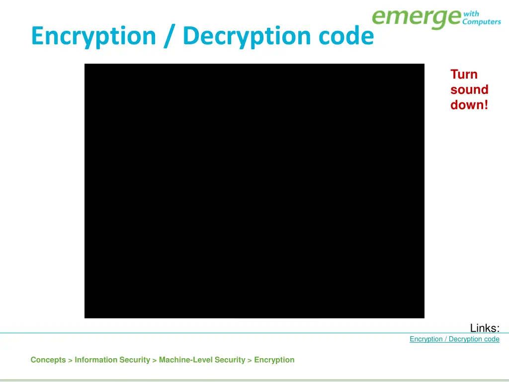encryption decryption code