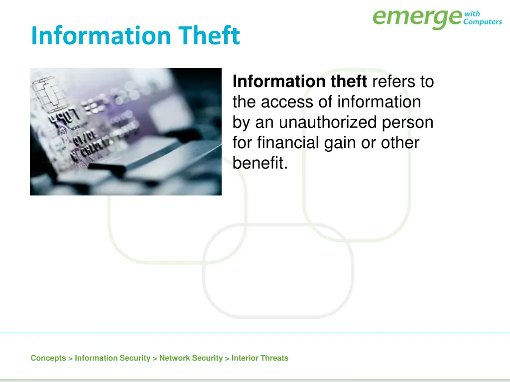 information theft