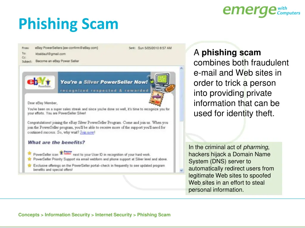 phishing scam